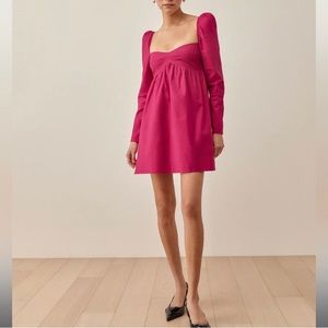 Reformation Kenzi Dress | Pink, Size 8